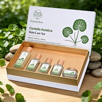 Coffret de Soins Réparateurs Apaisants à la Centella Asiatica Fermentée pour Peaux Abîmées par les Corticostéroïdes, Antioxydant et Renforçateur de Barrière Cutanée