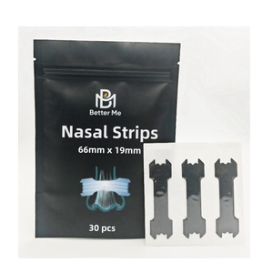 60 Lembar Plester Hidung Kain Non-woven Ekstra Kuat untuk Pernapasan, Alat Anti-Dengkur untuk Olahraga, Tidur, dan Meredakan Masalah Pernapasan Hidung - Product Image 3