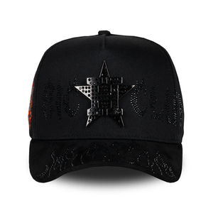 Gorra de Béisbol de Gamuza de Alta Calidad <span class=keywords><strong>Mara</strong></span> Three Rico con Logotipo Bordado en 3D, Visera Curva Desgastada, Gorras de 5 Paneles EL Barbas - Product Image 5