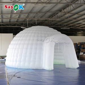Aufblasbares Zelt Luft kuppel angepasst im Freien billig aufblasbares Party zelt Iglu <span class=keywords><strong>Dome</strong></span> aufblasbares Jurten zelt - Product Image 5
