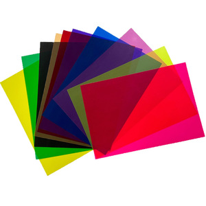 Feuille de PVC transparente colorée Huishun Plastics, 0,3 mm, format A4, pour dessin et emballage - Product Image 3