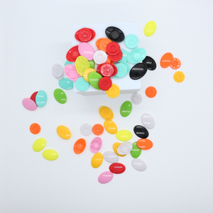 Populaire <span class=keywords><strong>pas</strong></span> <span class=keywords><strong>cher</strong></span> ovale couleur unie sans motif en plastique course Marathon numéro de course pince à bavette - Product Image 1