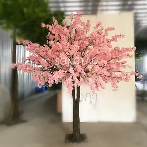 Árvore de flores de 3.3m de altura e 6m de largura, árvore de cereja artificial japonesa para decoração