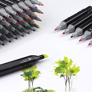 Văn Phòng Nguồn Cung Cấp 30/40/60/80 Màu Vẽ Hai Đầu Nghệ Thuật Đánh Dấu Bút Vĩnh Viễn Phác Thảo Đánh Dấu Thiết Lập - Product Image 4