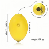 Groothandel citroenvormige clitoris zuigende G-punt massager zuiger citroen vrouwelijke vibrators voor vrouwen adult seksspeeltjes masturbatie apparaat