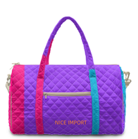 Sac de voyage matelassé Aegosexual Rainbow de grande taille, sac de week-end portable avec poches zippées, sac de sport pour le travail