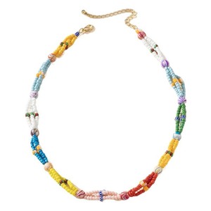 Colliers en alliage de verre de couleur dessin animé, accessoires de vacances, hypoallergéniques, colorés, assignation, colliers pendentifs exquis - Product Image 6