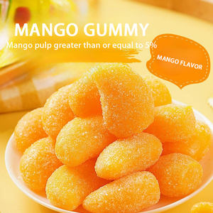 Bonbons gommeux à la mangue Bonbons de mariage Bonbons mous fruités Collations de Noël Vente en gros avec sac Emballage Bonbons pour tous - Product Image 2