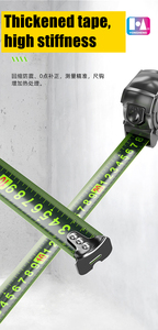 Thước dây đo bằng nhựa ABC và thép TPR, độ chính xác cao, dụng cụ cầm tay, in logo tùy chỉnh, 3m 5m 7.5m 8m 10m - Product Image 4