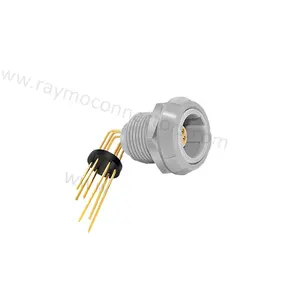 Socket connector compatible pkg.m0.8gl.vg circular connector 8pin female connector elbow pcb vg auto medical