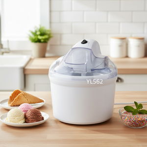Machine à glace <span class=keywords><strong>électrique</strong></span> professionnelle en acier inoxydable à refroidissement automatique, capacité de 1,36 litre pour usage domestique - Product Image 4