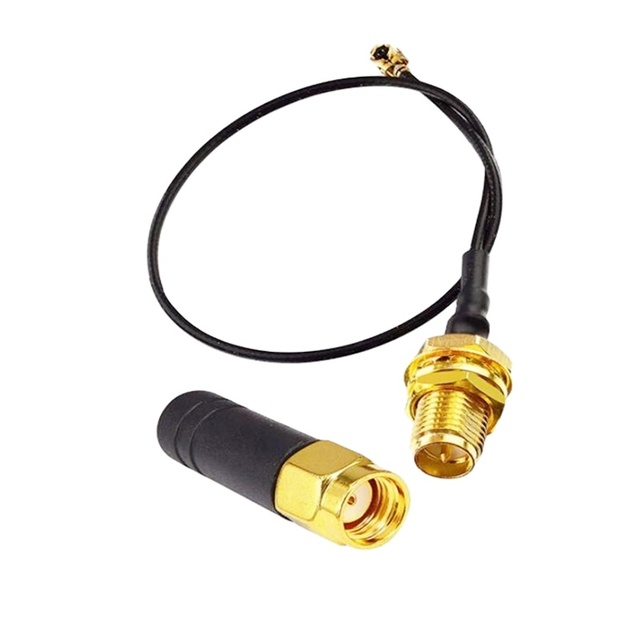 RP-SMA Female Cable with 40mm length rubber Wireless Network Router Antenna 2.4G WiFi Antenna