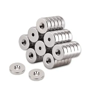 Super Strong Neodymium Magnet Hole N52 Disc Countersunk Hole Neodymium Magnet Magnetic Materials