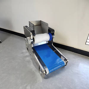 Tabletop Manual <b>Biscuit</b> Making <b>Machine</b> Cookie Pattern Press Roller with Blue Conveyor Belt for Bakery Shop - Product Image 5
