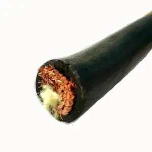 6 pengukur kabel baterai Flex merah dan hitam fleksibel kabel listrik tingkat industri hingga 600 volt-50 sampai + 105