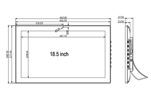 19 Inch Poe Monitor 3 Gam 4 Gam Wifi Android <span class=keywords><strong>Tablet</strong></span> <span class=keywords><strong>Pc</strong></span> Với <span class=keywords><strong>Internal</strong></span> Antenna 18.5Inch - Product Image 6