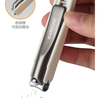 Ensemble de coupe-ongles 8 pièces, coupe-ongles anti-éclaboussures, kit de manucure et pédicure portable, outils de soin des ongles de qualité supérieure avec étui de rangement