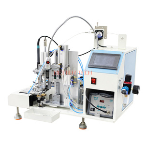 Máquina de Soldadura de Cables de Datos USB Neumática Semiautomática, Máquina de Soldadura de Terminales de Cables, Pelado y Soldadura Todo en Uno - Product Image 5