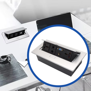 Bật lên ổ cắm với EU tiêu chuẩn ổ cắm điện ẩn đồ nội thất máy tính để bàn Bàn ổ cắm - Product Image 1