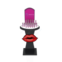 Étalage personnalisé pour gloss à lèvres, mascara et rouge à lèvres pour les produits de beauté et de soin de la peau des centres commerciaux