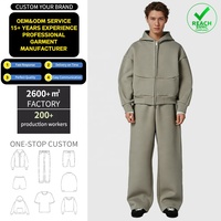 Conjunto de Sudadera con Capucha y Pantalones de Chándal Holgados de Forro Polar para Hombre, Estilo Urbano Personalizado, Fabricante de Ropa Deportiva, Modelo Básico