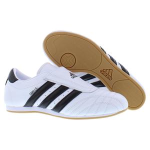 Chaussures de Taekwondo Adidas pour femme, blanches, semelle noire, modèle SM11 LS - Product Image 4