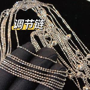 สร้อยคอจี้ถั่วนำโชคเงินแท้ S925 ประดับหยกธรรมชาติ สร้อยคอคริสตัลสี่ฤดู - Product Image 2