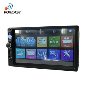 Doppio Din Car <span class=keywords><strong>Stereo</strong></span> <span class=keywords><strong>7</strong></span> Pollici Dell'automobile Dello Schermo di Tocco Lettore MP5 di Backup di Sostegno di Retrovisione Della Macchina Fotografica FM Radio Car Audio specchio Link - Product Image 3