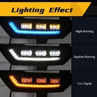 Pour GWM Great Wall POER 2019 2020 2021 2022 LED feux de jour DRL voiture antibrouillard jaune clignotant voiture accessoires