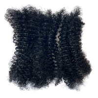 Micro-locs/tresses/cheveux à tresser/cheveux de réparation permanentes en vrac, texture Kinky Curly brésilienne, 4B Super Double Drawn, vierges, sans nœuds, toutes couleurs