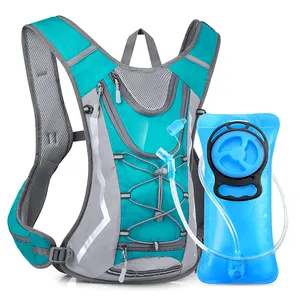 Insulated Adjustable Lightweight Hydration Backpack with Water Bladder for Running Cycling Biking Hiking Climbing