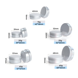 Tarro de Aluminio Reciclado Ecológico Merrynewon de 15g-60g para Aceite Esencial, Crema Cosmética, Cuidado de la Piel - Colores Personalizables - Product Image 3