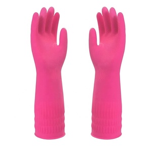 Gants en latex de caoutchouc imperméables de qualité alimentaire pour la cuisine, l'été et l'hiver, pour le nettoyage et la vaisselle, gants en silicone - Product Image 1