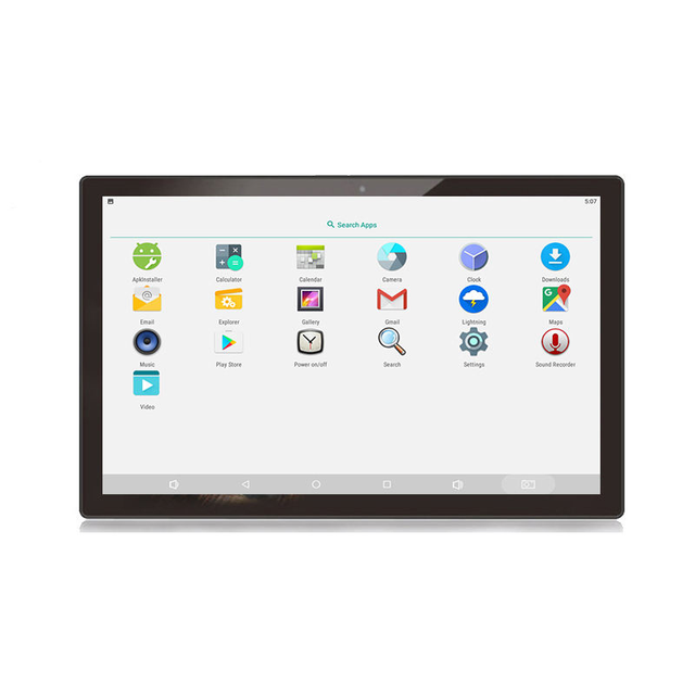 Wall Mount 18.5 Inch Touch WIFI RJ45 POE Android Tablet for Education Supermarket Shopping Mall Digital Signage Network Display