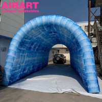 Tunnel gonflable personnalisé, tente igloo gonflable pour événements extérieurs, entrée de fête, tunnel de glace géant gonflable