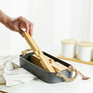 Juego de 2 Salvamanteles Plegables de Bambú en Forma de X, Resistentes al Calor, para Mesa, Salvamanteles de Bambú para Ollas Calientes - Product Image 1