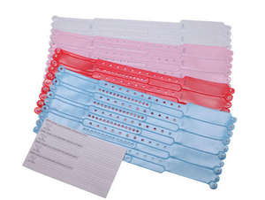 Bandas de identificación de tarjeta de inserción del paciente Pulseras de identificación de hospital Pulseras de identificación para adultos - Product Image 4