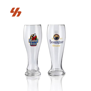 Vaso de Cerveza Pilsner Personalizado de Alta Calidad con Logotipo, Vaso de Vino de Fútbol Mundial Personalizado al por Mayor, Vaso de Vidrio Moderno para el Hogar - Product Image 1