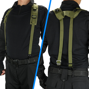 Cinturón Táctico MOLLE de Alta Resistencia con <span class=keywords><strong>Tirantes</strong></span> Acolchados Desmontables, Cinturón de Entrenamiento para Patrulla - Product Image 6