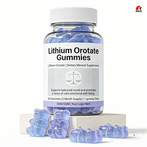 เยลลี่ลิเธียมออโรเตตพรีเมียม OEM/ODM สารต้านอนุมูลอิสระ 5 มก. ช่วย<span class=keywords><strong>เสริม</strong></span>สร้างอารมณ์และสมอง ผลิตจากเพคติน ได้รับมาตรฐาน GMP/ฮาลาล/โคเชอร์ - Product Image 1