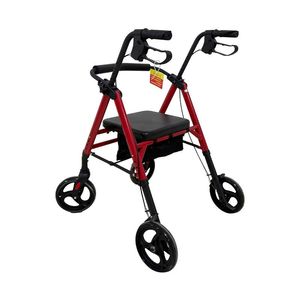 Yishoufu <b>Rollator</b> <b>Walker</b> Four Wheel With Seat Foldable Portable Disc Brake For Seniors Mobility Aid - Product Image 1