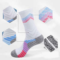 Chaussettes de sport pour hommes de haute qualité OEM, respirantes et douces, en coton, possibilité de personnalisation, chaussettes de basketball