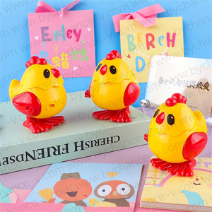 Plastic Wind up Jumping Rooster Toy Easter Basket Stuffer <b>Kids</b> Meal <b>Box</b> Surprise Fast Food Chain Thank You Present Idea - Product Image 4
