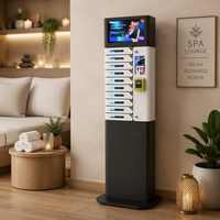 Y2 Power AMI Pro – Casier de recharge sécurisé pour téléphones à 10 baies avec paiement par carte, station de recharge PD 20W, distributeur automatique de recharge pour téléphones