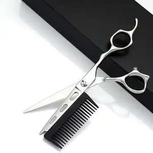 2023 nuovo arrivo forbici di alta qualità per il taglio dei capelli forbici da parrucchiere da barbiere in acciaio inossidabile da 6 pollici per negozio di barbiere/salone