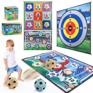 100cm Outdoor Training Sports Football Soccer Kids Toys Set With Score Mat Football Cloth Goals Sticky <b>Ball</b> - Product Image 4