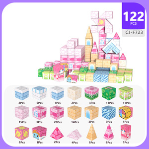 Juego de juguetes de rompecabezas magnético que construye coordinación e imaginación Venta al por mayor Venta al por menor Dropshipping disponible para niños de 3 años más - Product Image 2