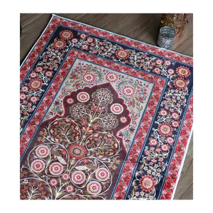 Vente en gros de tapis de prière de voyage pour mosquée islamique tapis de prière portable pour musulman