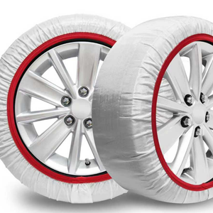 Calcetines de <span class=keywords><strong>Nieve</strong></span> de Poliéster de Alta Resistencia de 320 g, <span class=keywords><strong>Cadenas</strong></span> de <span class=keywords><strong>Nieve</strong></span> Antideslizantes Textiles - Product Image 1