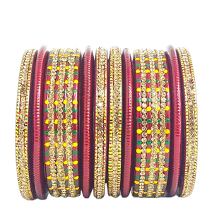 Jaipur Lac Bangle Set Handmade Traditional Rajasthani Ethnic Jewelry Collection for Weddings Festivals and Everyday Fashion Wear - Product Image 5